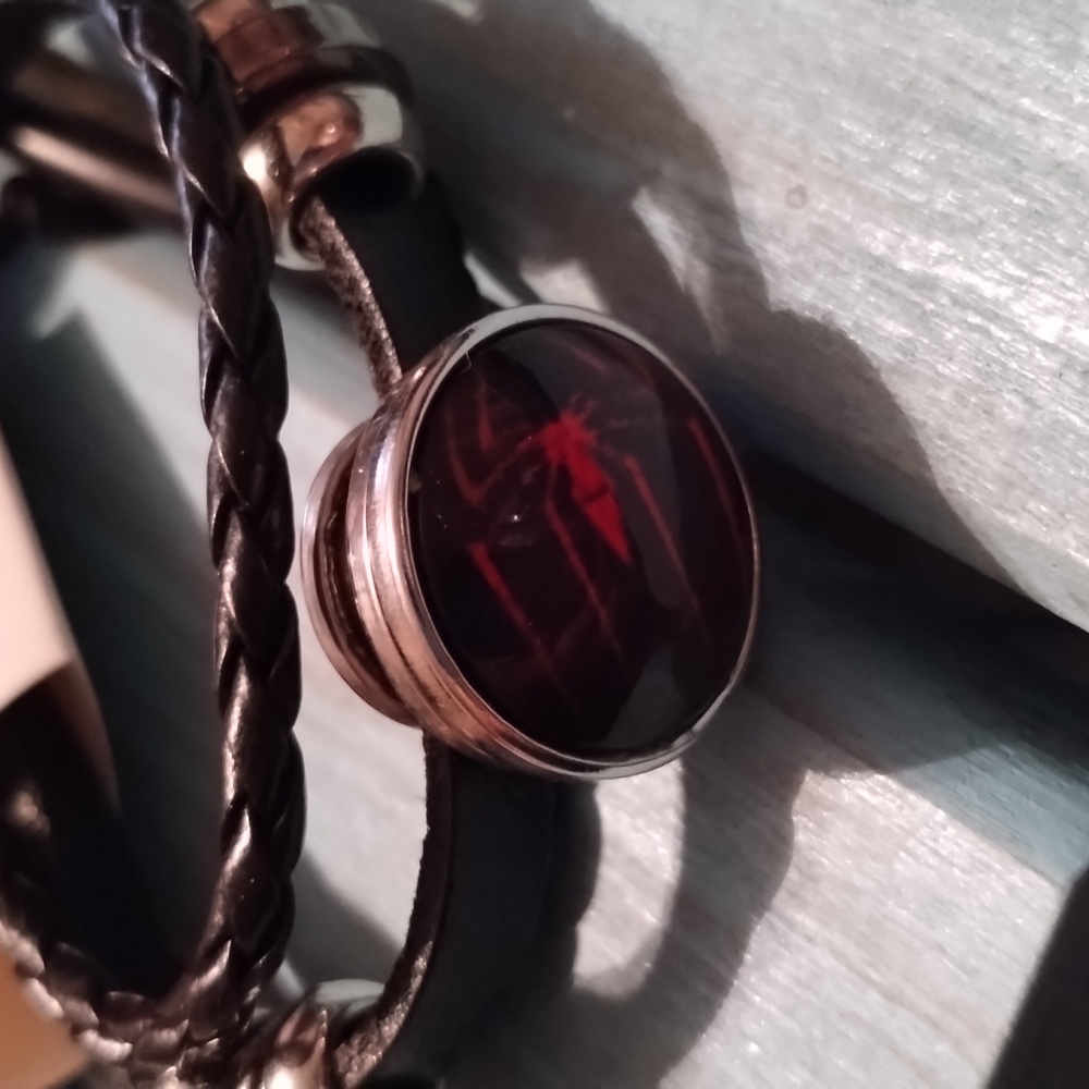 Black drawstring urban bracelet